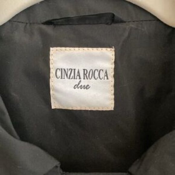 Cinzia Rocca Due Witchy Chic Whimsigoth Tired Ruffled Short Rain Coat Size 2 - Picture 2 of 12